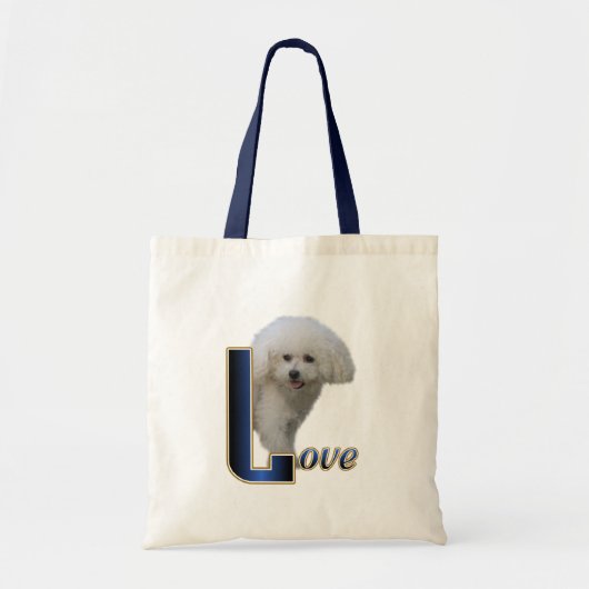 Bichon Friseのギフト トートバッグ (正面)