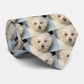 Bichon Friseのタイ ネクタイ (ロール)