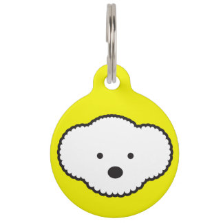 Bichon Friseのドッグタッグ ペット　ネームタグ