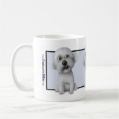 Bichon Friseのマグ コーヒーマグカップ (左)