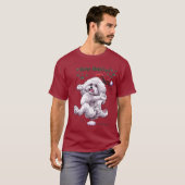 Bichon Friseの休日のTシャツ Tシャツ (正面フル)