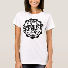 Bichon Friseの公式スタッフ Tシャツ