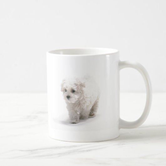 Bichon Friseの写真のコーヒー・マグ コーヒーマグカップ (右)
