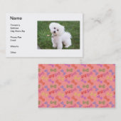 Bichon Friseの名刺 名刺 (正面/裏面)