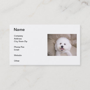 Bichon Friseの微笑の名刺 名刺