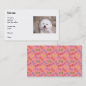 Bichon Friseの微笑の名刺 名刺 (正面/裏面)
