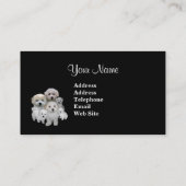 Bichon Friseの恋人の名刺 名刺 (裏面)