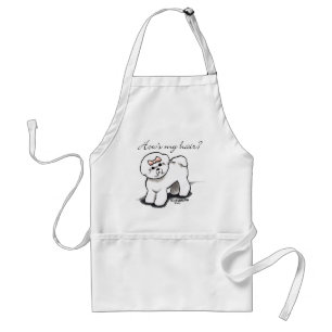 Bichon Friseの方法私の毛 スタンダードエプロン