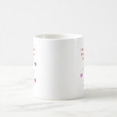 Bichon Friseの生命はちょうどよりよいマグです コーヒーマグカップ (中央)