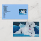 Bichon Friseの相棒 名刺 (正面/裏面)