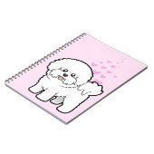 Bichon Frise愛 ノートブック (左側)