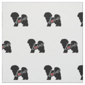 Bichon Frise愛 ファブリック (見本)