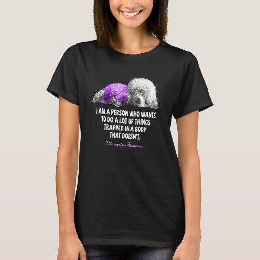 Bichon Frise私は多くのことを行いたい人だ Tシャツ (正面)