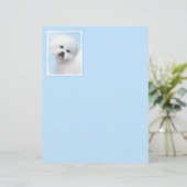 Bichon Frise絵画's – かわいいオリジナルドッグアート (スタンド正面)