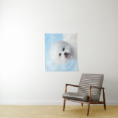 Bichon Frise絵画's – かわいいオリジナルドッグアート タペストリー (インサイチュ)