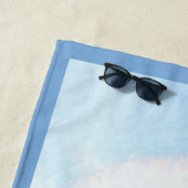 Bichon Frise絵画's – かわいいオリジナルドッグアート ビーチタオル (インサイチュ)