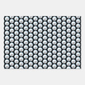 Bichon Frise絵画's – かわいいオリジナルドッグアート ラッピングペーパーシート (正面3)