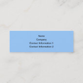 Bichon Frise. スキニー名刺 (裏面)