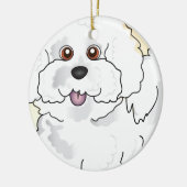 Bichon Frise セラミックオーナメント (左)