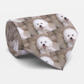 Bichon Frise ネクタイ (ロール)