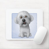 Bichon Frise マウスパッド (マウス)