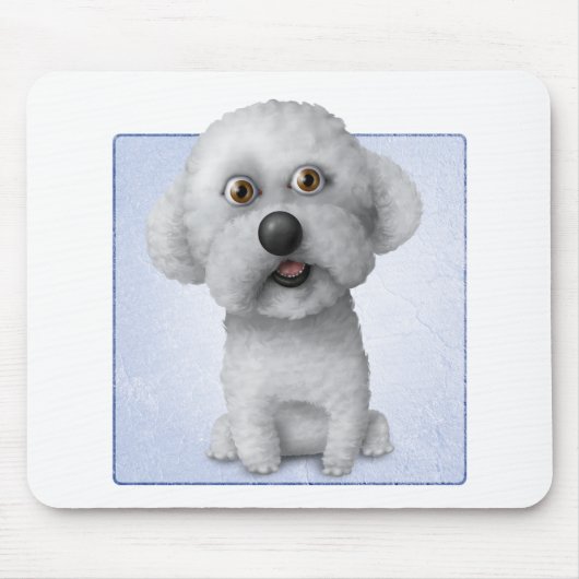 Bichon Frise マウスパッド (正面)