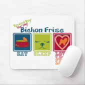 Bichon Frise マウスパッド (マウス)