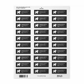 Bichon Frise ラベル (フルシート)