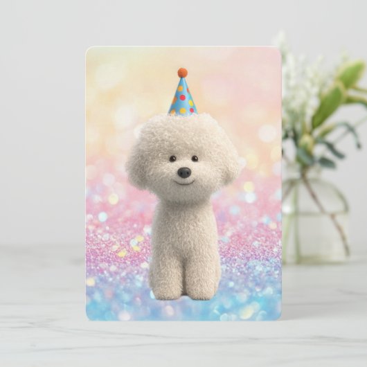 Bichon Frise 招待状 (スタンド正面)