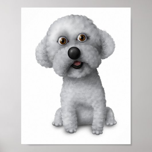Bichon Frise: 8x10ポスター ポスター (正面)
