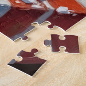 Bichon Frise Christmas Gingerbread Baking Holiday ジグソーパズル (側面)