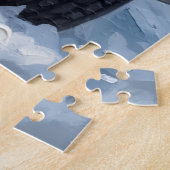 Bichon Frise Christmas Red Truck Holiday ジグソーパズル (側面)