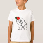 Bichon Frise Dogのアクセサリーが大好き Tシャツ (正面)