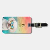 Bichon Frise Dogラゲッジタグ ラゲッジタグ (正面横)