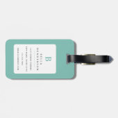 Bichon Frise Dogラゲッジタグ ラゲッジタグ (裏面横)