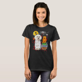 Bichon Frise Dog Halloween Costume Dog Tシャツ (正面フル)