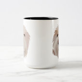 Bichon Frise Dog Lover Bichon Frise ツートーンマグカップ (中央)