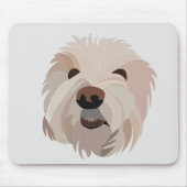 Bichon Frise Dog Lover Bichon Frise マウスパッド (正面)