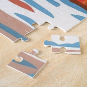 Bichon Frise Dogs Christmas Snow Holiday ジグソーパズル (側面)