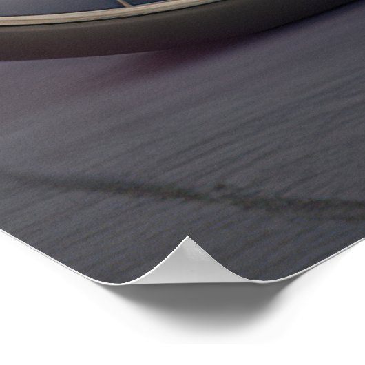 Bichon Frise Hipster Dog Poster ポスター (角)