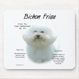 Bichon Frise History; All About Bichon Frise マウスパッド