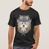 Bichon Frise I Valhalla I Viking Tシャツ (正面)