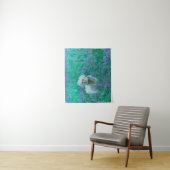 Bichon Frise in Bluebonnets タペストリー (インサイチュ)