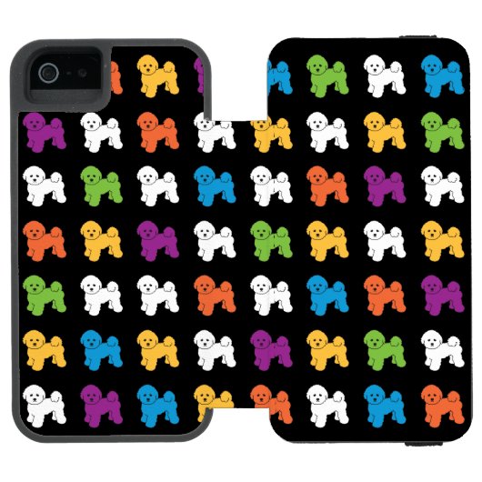 Bichon Frise Incipio iPhoneウォレットケース (フォリオ Open)