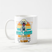 Bichon Frise Lover Funny Bichon Frise Retro  コーヒーマグカップ (左)