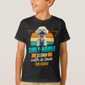 Bichon Frise Lover Funny Bichon Frise Retro  Tシャツ (正面)