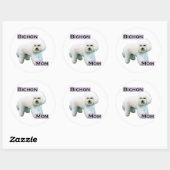 Bichon Frise Mom 4 – シール (シート)