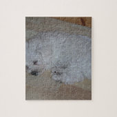 Bichon_Frise_puppy_sleeping ジグソーパズル (縦)