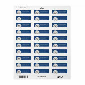 Bichon Frise Return Address Labels ラベル (フルシート)