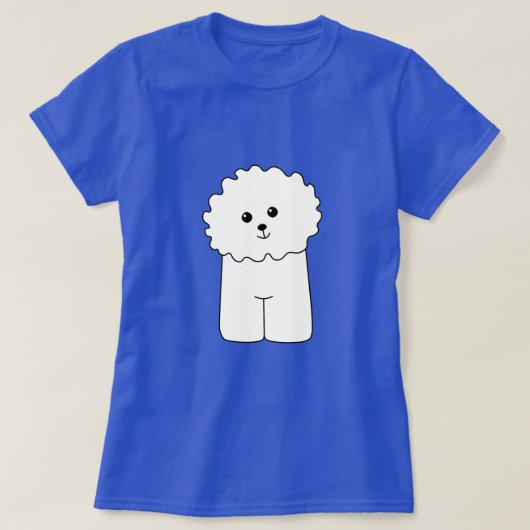 Bichon Frise. Tシャツ (デザイン正面)